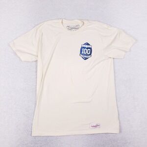 Mitchell‎ & Ness Yankee Stadium 100th Anniversary Pitt vs Syracuse T-Shirt L